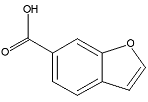 Benzofuran-6-carboxylicacid structure, CAS 77095-51-3
