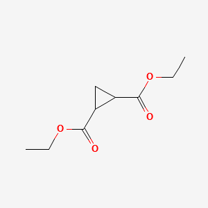 Diethylcyclopropane-1,2-dicarboxylate structure, CAS 20561-09-5