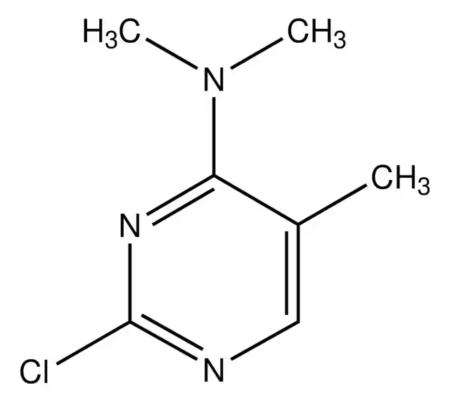 2-Chloro-N,N-dimethyl-5-phenylpyrimidin-4-amine structure, CAS 771555-68-1