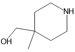 (4-Methylpiperidin-4-yl)methanol structure, CAS 297172-16-8