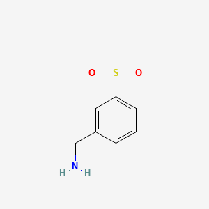 3-(Methylsulfonyl)benzylamine structure, CAS 771573-22-9