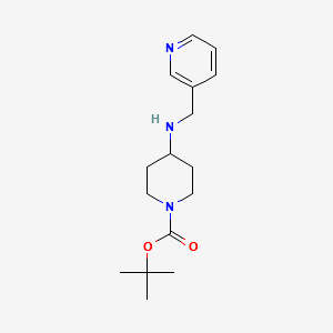 1-N-Boc-4-(3-AminoMethylpyridyl)piperidine structure, CAS 206274-21-7