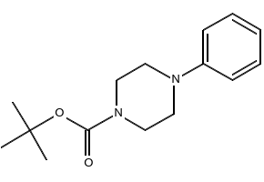 Tert-Butyl4-phenylpiperazine-1-carboxylate structure, CAS 77278-63-8