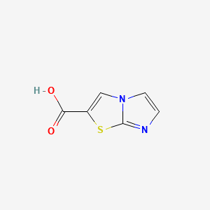 Imidazo[2,1-b]thiazole-2-carboxylicacid structure, CAS 773841-78-4