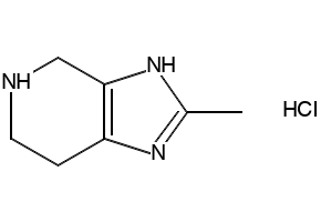 2-Methyl-4,5,6,7-tetrahydro-3H-imidazo[4,5-c]pyridine structure, CAS 774178-09-5