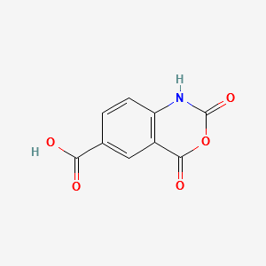 2,4-Dioxo-2,4-dihydro-1H-benzo[d][1,3]oxazine-6-carboxylicacid structure, CAS 77423-13-3