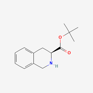 (S)-1,2,3,4-Tetrahydro-3-isoquinolinecarboxylicacidt-butylester structure, CAS 77497-74-6