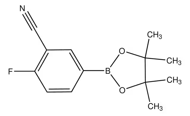 3-Cyano-4-fluorophenylboronicacid,pinacolester structure, CAS 775351-57-0