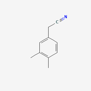 2-(3,4-DiMethylphenyl)acetonitrile structure, CAS 3020-06-2