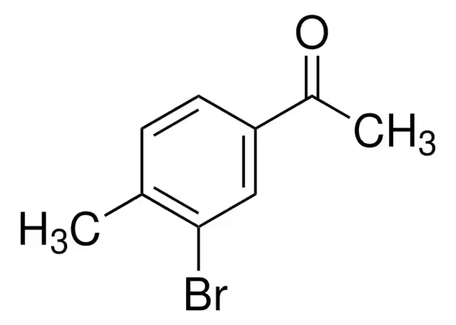 3-Bromo-4-methylacetophenone structure, CAS 40180-80-1