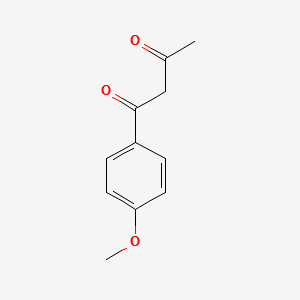 1-(4-Methoxyphenyl)-1,3-butanedione structure, CAS 4023-80-7