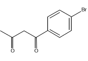 1-(4-Bromophenyl)-1,3-butanedione structure, CAS 4023-81-8