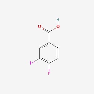 4-Fluoro-3-iodobenzoicacid structure, CAS 403-18-9