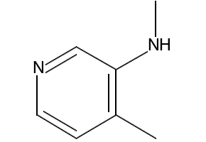 N,4-DiMethylpyridin-3-amine structure, CAS 77862-24-9