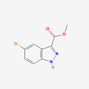 Methyl5-bromo-1h-indazole-3-carboxylate structure, CAS 78155-74-5