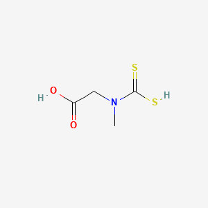 Sarcosine-N-dithiocarbamate structure, CAS 40520-03-4