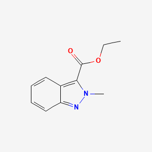 Ethyl2-Methyl-2H-indazole-3-carboxylate structure, CAS 405275-87-8