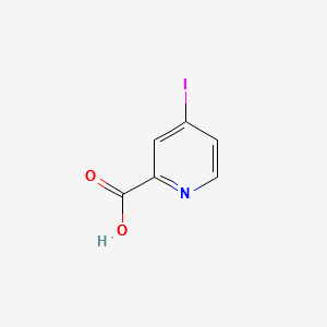4-Iodopyridine-2-carboxylicacid structure, CAS 405939-79-9