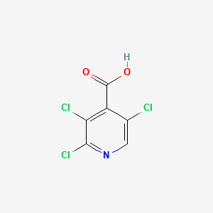 2,3,5-Trichloropyridine-4-carboxylic acid structure, CAS 406676-18-4