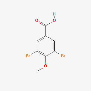 3,5-Dibromo-4-methoxybenzoicacid structure, CAS 4073-35-2