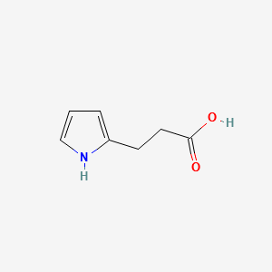 3-(1H-Pyrrol-2-yl)propanoicacid structure, CAS 408309-29-5