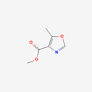 Methyl5-Methyloxazole-4-carboxylate structure, CAS 41172-57-0