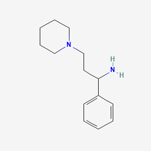 (1-Phenylpiperidine)propanamine structure, CAS 41208-24-6
