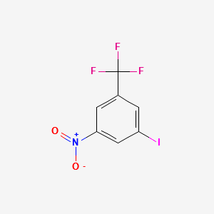 3-Nitro-5-iodobenzotrifluoride structure, CAS 41253-01-4