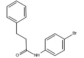 N-(4-Bromophenyl)-3-phenylpropanamide structure, CAS 316146-27-7