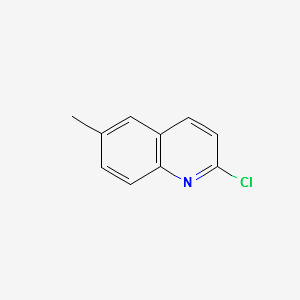 2-Chloro-6-methylquinoline structure, CAS 4295-11-8