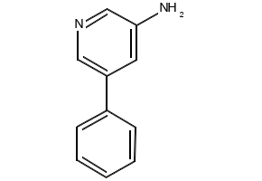 3-Amino-5-phenylpyridine structure, CAS 31676-54-7