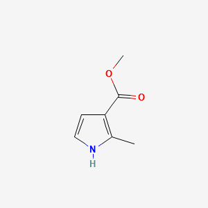 2-Methyl-1H-pyrrole-3-carboxylicacidmethylester structure, CAS 3168-85-2