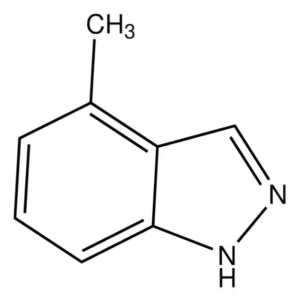4-Methyl-1H-indazole structure, CAS 3176-63-4
