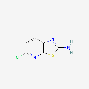 5-Chlorothiazolo[5,4-b]pyridin-2-amine structure, CAS 31784-71-1