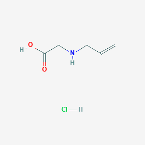 Allylamino-aceticacidhydrochloride structure, CAS 3182-77-2