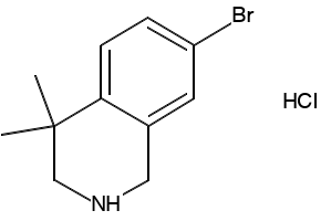 4,4-Dimethyl-1,2,3,4-tetrahydroisoquinoline structure, CAS 78592-91-3