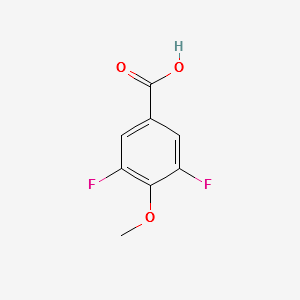 3,5-Difluoro-4-methoxybenzoicacid structure, CAS 319-60-8