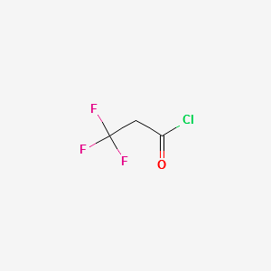 3,3,3-Trifluoropropionylchloride structure, CAS 41463-83-6
