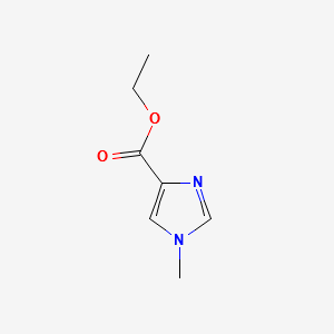Ethyl1-methyl-1H-imidazole-4-carboxylate structure, CAS 41507-56-6