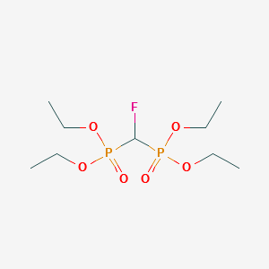 TetraEthylfluoromethylene-diphosphonate structure, CAS 78715-56-7