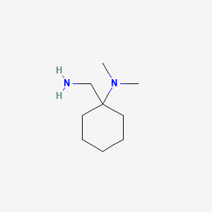 (1-Aminomethylcyclohexyl)Dimethylamine structure, CAS 41806-09-1