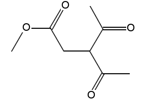 Ethyl2-acetyl-4-oxopentanoate structure, CAS 41892-81-3
