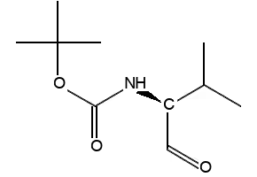 Boc-L-Valinal structure, CAS 79069-51-5