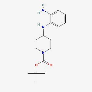 Tert-butyl4-(2-aminophenylamino)piperidine-1-carboxylate structure, CAS 79099-00-6