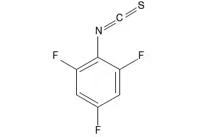 2,4,6-Trifluorophenylisothiocyanate structure, CAS 206761-91-3