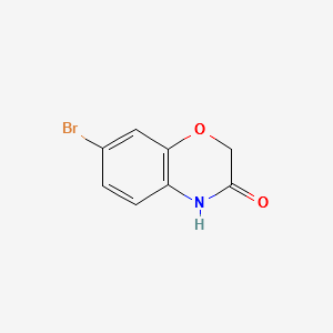 7-Bromo-2H-benzo[b][1,4]oxazin-3(4H)-one structure, CAS 321436-06-0