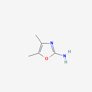 4,5-DiMethyloxazol-2-amine structure, CAS 45529-92-8