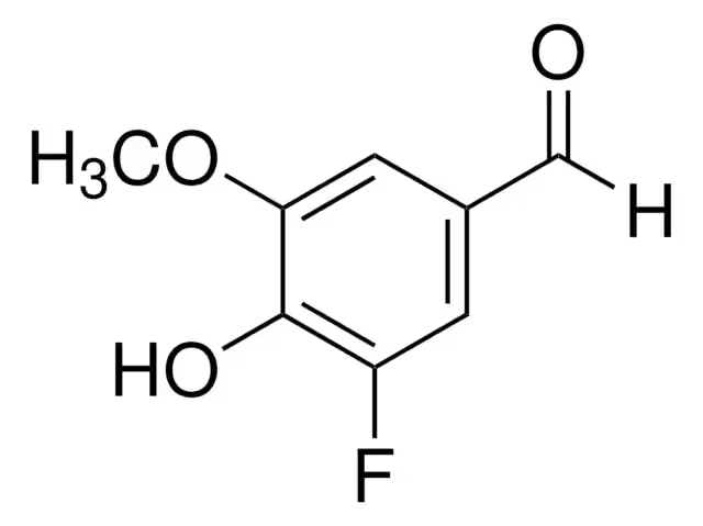 3-Fluoro-4-hydroxy-5-methoxybenzaldehyde structure, CAS 79418-78-3