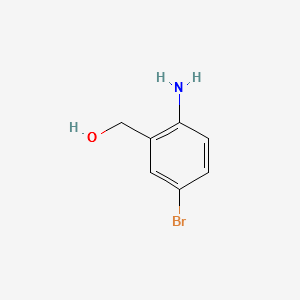 (2-Amino-5-bromophenyl)methanol structure, CAS 20712-12-3