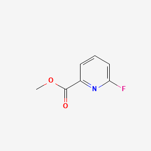 2-Pyridinecarboxylicacid,6-fluoro-,methylester structure, CAS 455-71-0
